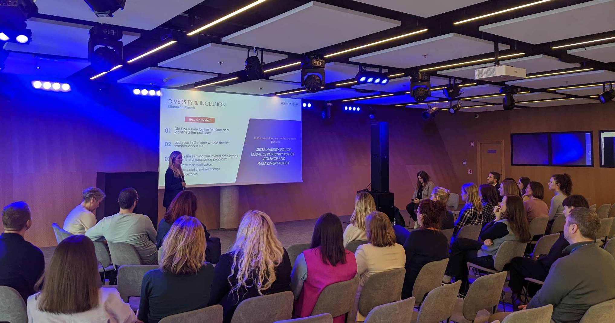 Konferencijos pranešėja